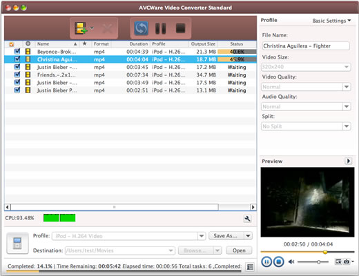 AVCWare Video Converter Standard for Mac 7.7.0.20130428 full