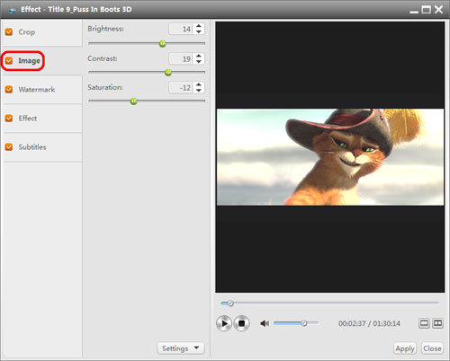 Edit Blu-ray video image
