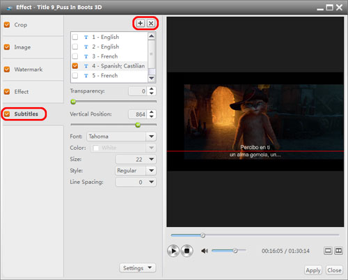 AVCWare Blu Ray Ripper Guide - Add audio track