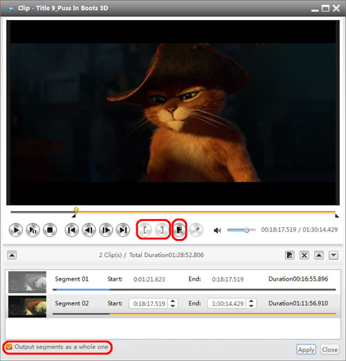 Clip Video Segments
