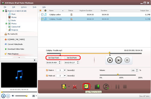AVCWare iPad Mate Platinum - Make iPhone ringtones